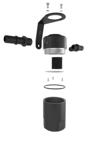 Ford Mustang Catch Can - K&N Engineering - Oil Separator - `18-`23